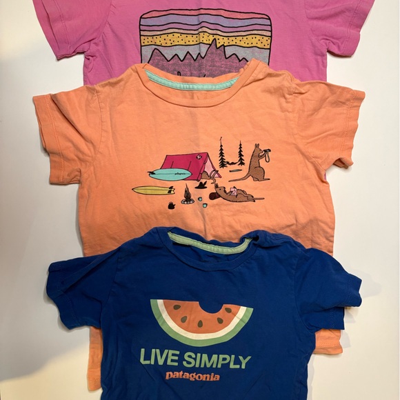 Patagonia Other - Bundle play condition 5t shirts